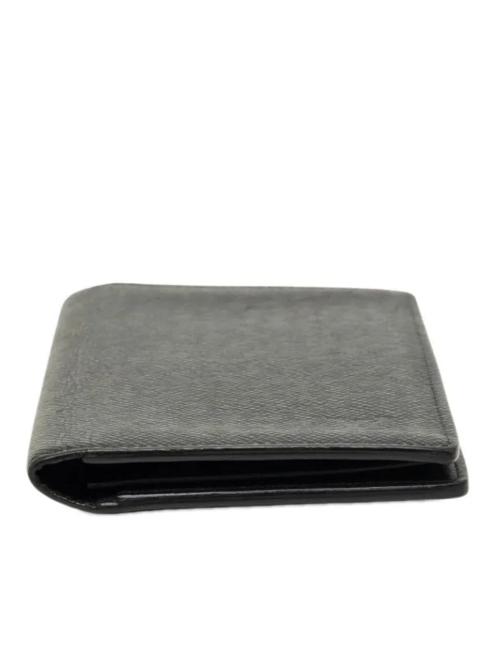 Louis Vuitton Taiga Portefeuille Wallet Noir Black Leather